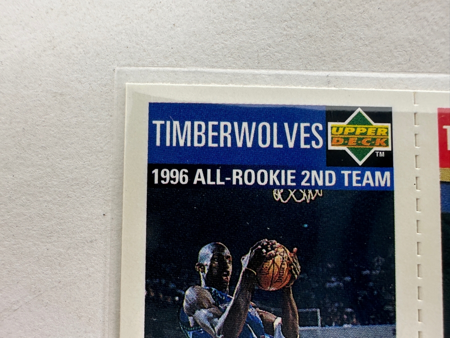 Vintage 1996 Upper Deck Rookie Cards: Kobe Bryant, Jermaine O'Neal, Kevin Garnett [Photo 5]