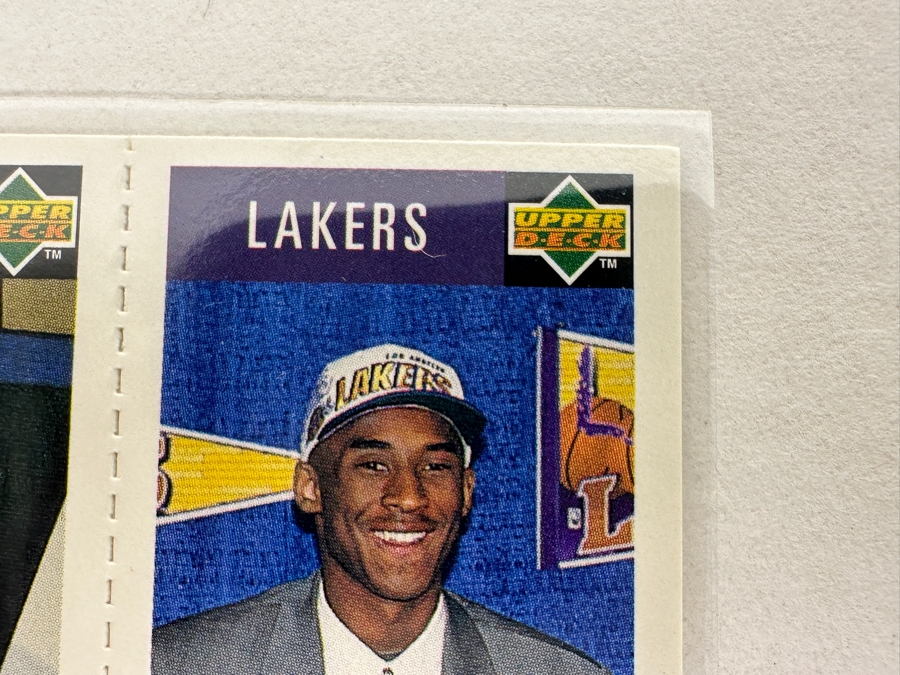 Vintage 1996 Upper Deck Rookie Cards: Kobe Bryant, Jermaine O'Neal, Kevin Garnett [Photo 2]