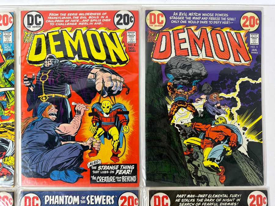 Vintage 1972/73 DC Comics The Demon Comic Books #2-#12 (11 Comic Books) [Photo 3]