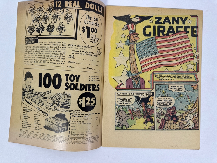 Vintage 1957 Ajax Comics Spunky #1 Comic Book [Photo 3]