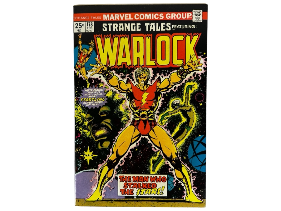 Vintage 1975 Marvel Comics Strange Tales Featuring: Warlock #178 Comic Book 1st Appearance Of Magus [Photo 1]