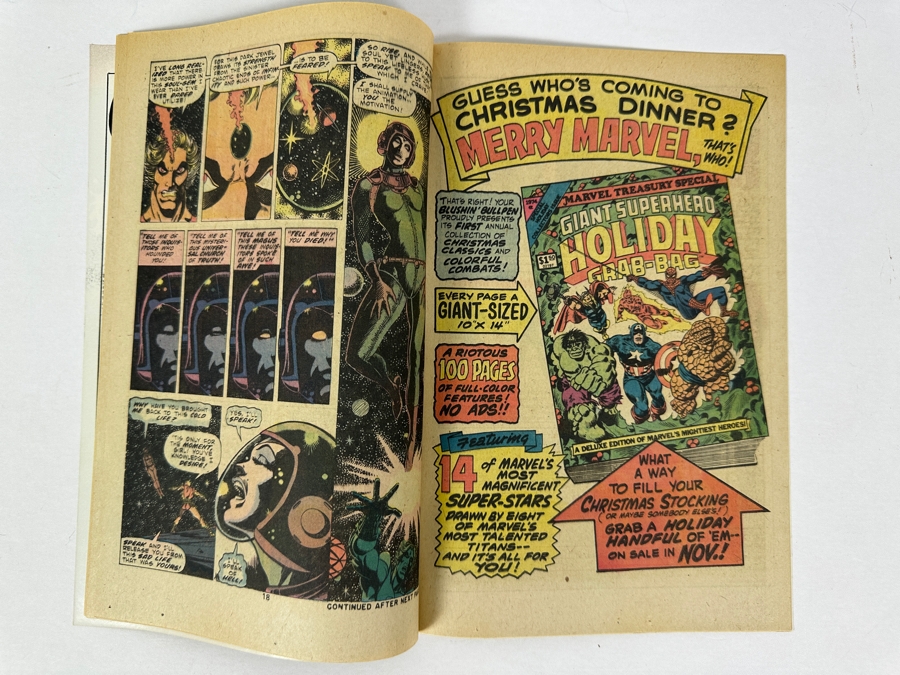 Vintage 1975 Marvel Comics Strange Tales Featuring: Warlock #178 Comic Book 1st Appearance Of Magus [Photo 7]