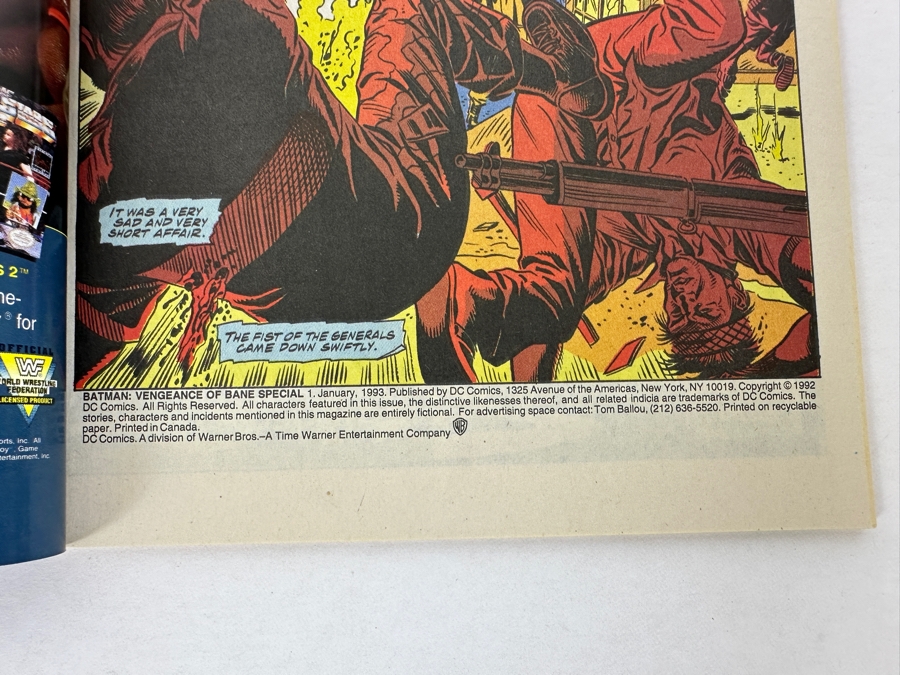 Vintage 1993 DC Comics Batman Vengeance Of Bane 64-Page Special #1 Graphic Novel Comic Book [Photo 6]