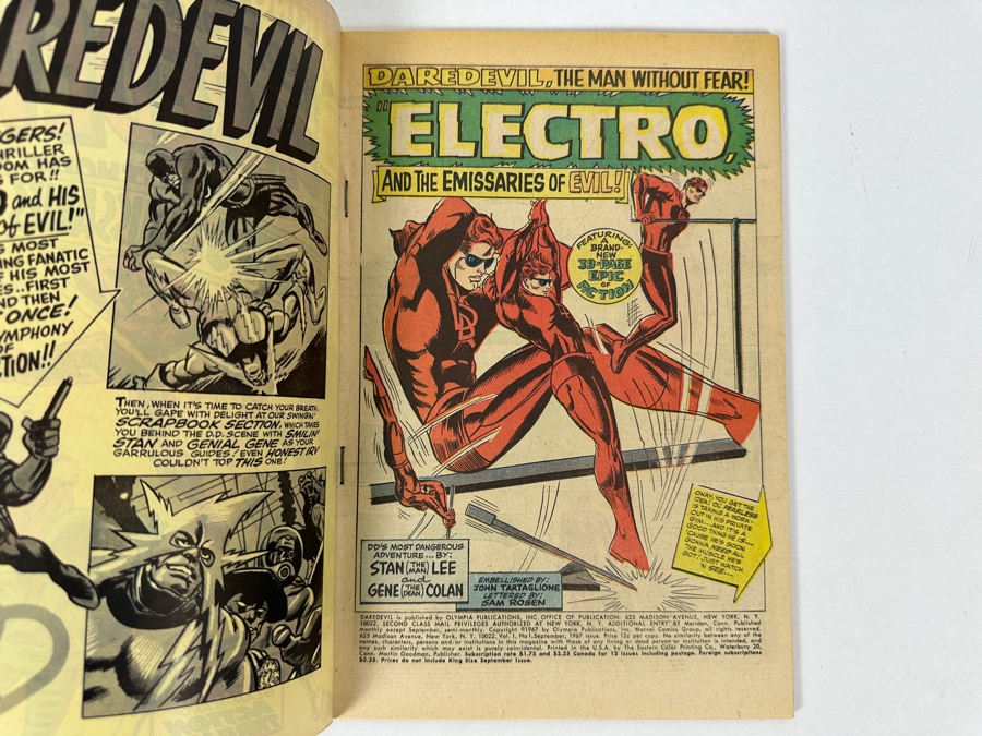 Vintage 1967 Marvel Comics King-Size Special Here Comes... Daredevil Annual #1 Comic Book [Photo 7]