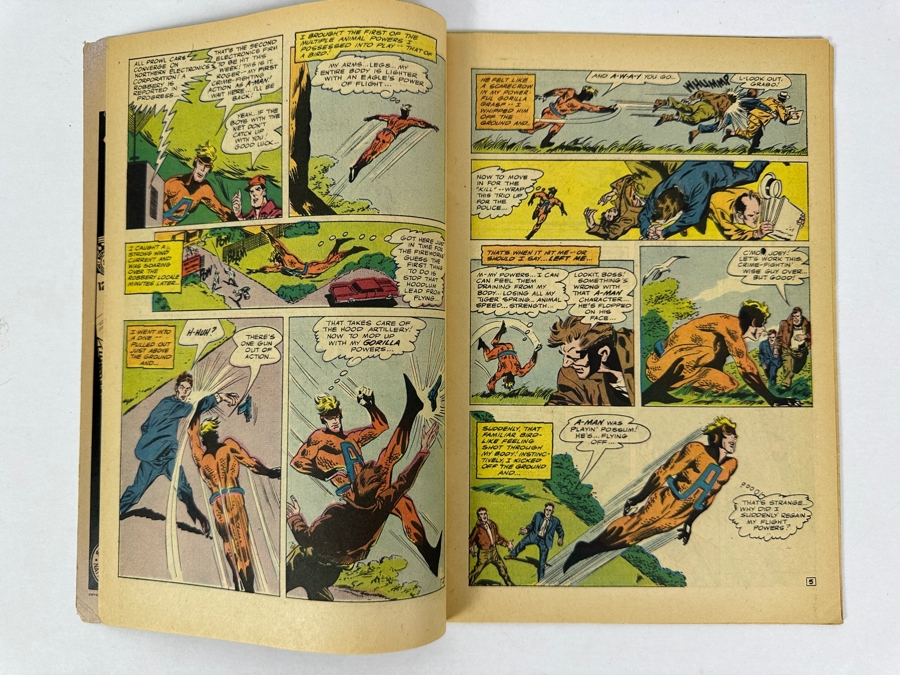 Vintage 1966 DC Comics Strange Adventures #190 Comic Book 1st Appearance Of Animal Man In Costume [Photo 5]