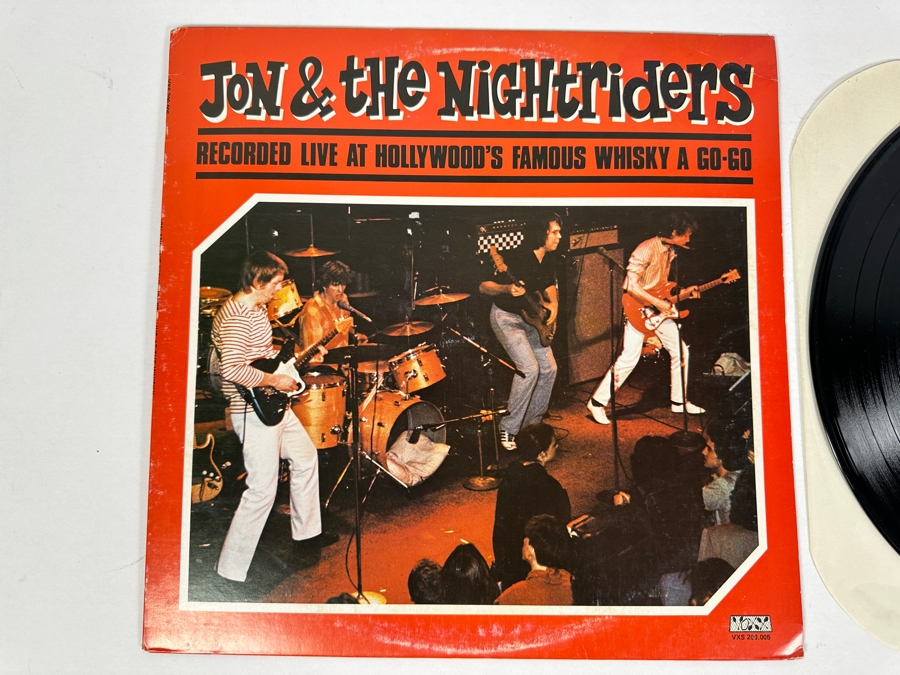 Vintage 1981 Jon & The Nightriders 'Live At The Whiskey' Voxx Records VSX 200.005 Vinyl Record [Photo 2]