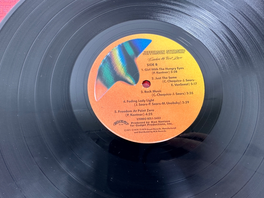 Vintage 1979 Jefferson Starship - Freedom At Point Zero Grunt Records BZL1-3452 Gatefold Vinyl Record [Photo 8]
