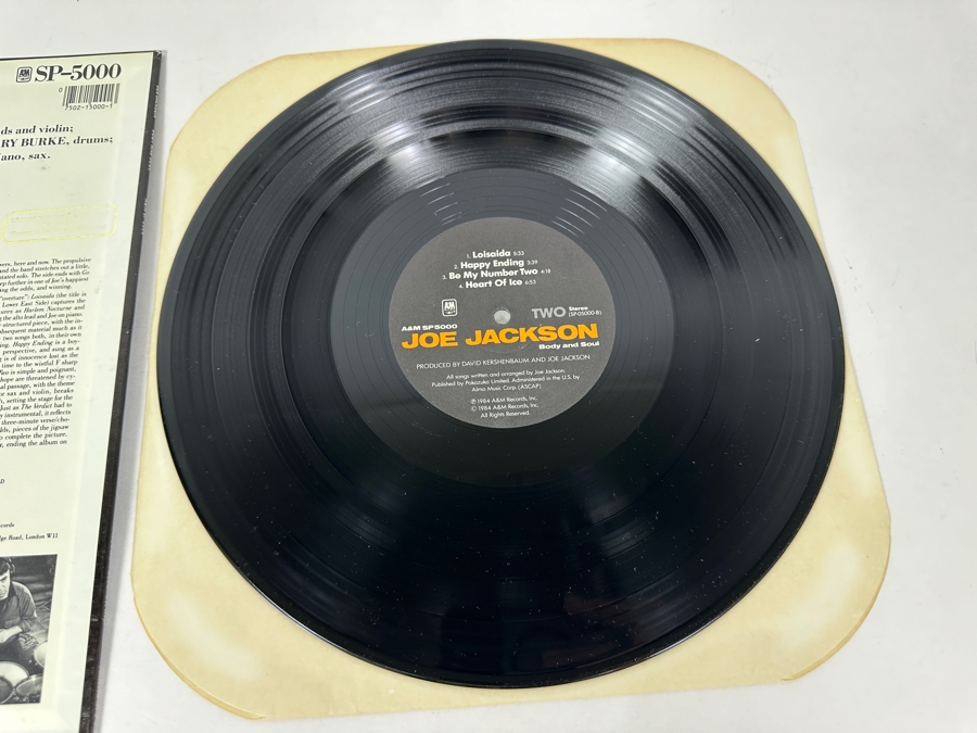Vintage 1984 Joe Jackson - Body And Soul A&M Records SP-05000 Vinyl Record Promo Copy [Photo 7]
