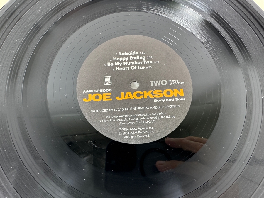 Vintage 1984 Joe Jackson - Body And Soul A&M Records SP-05000 Vinyl Record Promo Copy [Photo 8]