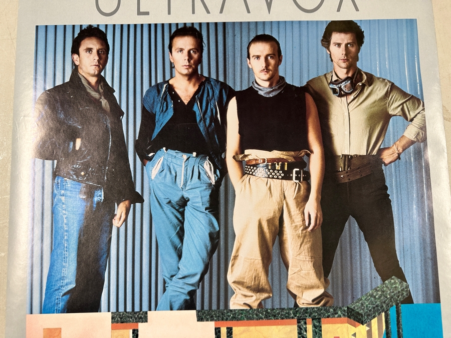 Vintage 1982 Ultravox Quartet Chrysalis Records Record Store Promotional New Wave Poster 22 X 34 [Photo 2]