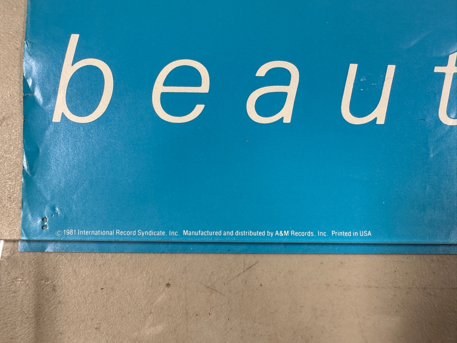 Vintage 1981 Go Go's Beauty And The Beat Pop Rock Poster I. R. S. Records 24 X 36 [Photo 5]