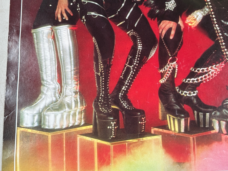 Vintage 1977 KISS Rock Poster 21 X 33 [Photo 9]