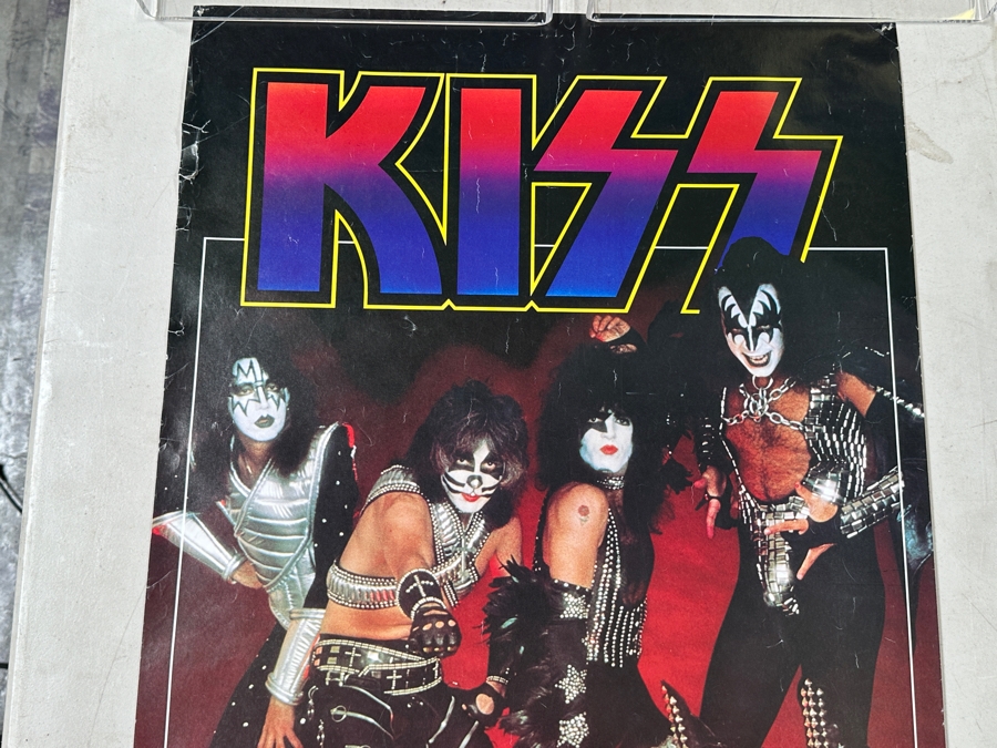 Vintage 1977 KISS Rock Poster 21 X 33 [Photo 2]