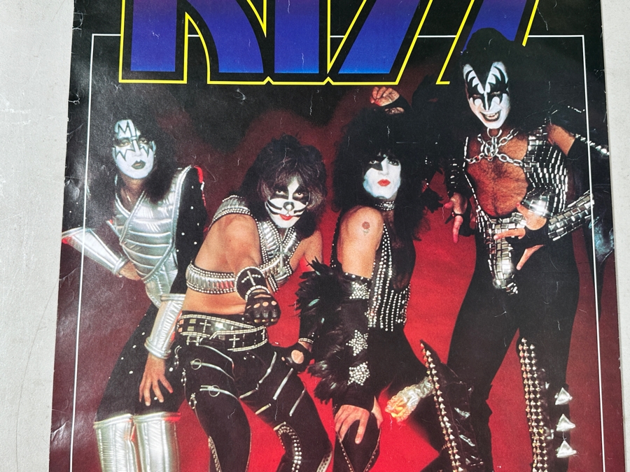 Vintage 1977 KISS Rock Poster 21 X 33 [Photo 3]