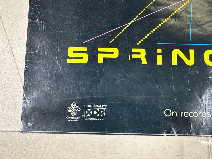 Vintage 1982 Missing Persons Spring Session M Capitol Records Record Store Promotional New Wave Pop Rock Poster 20 X 30 [Photo 5]