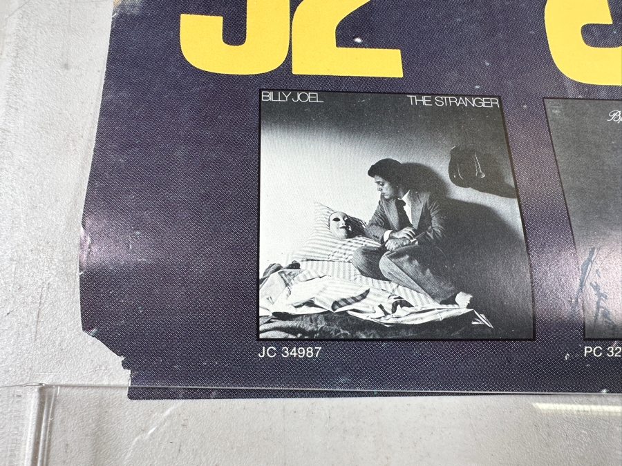 Vintage Billy Joel 52nd Street Columbia Records Record Store Promotional Rock Poster 24 X 36 [Photo 4]