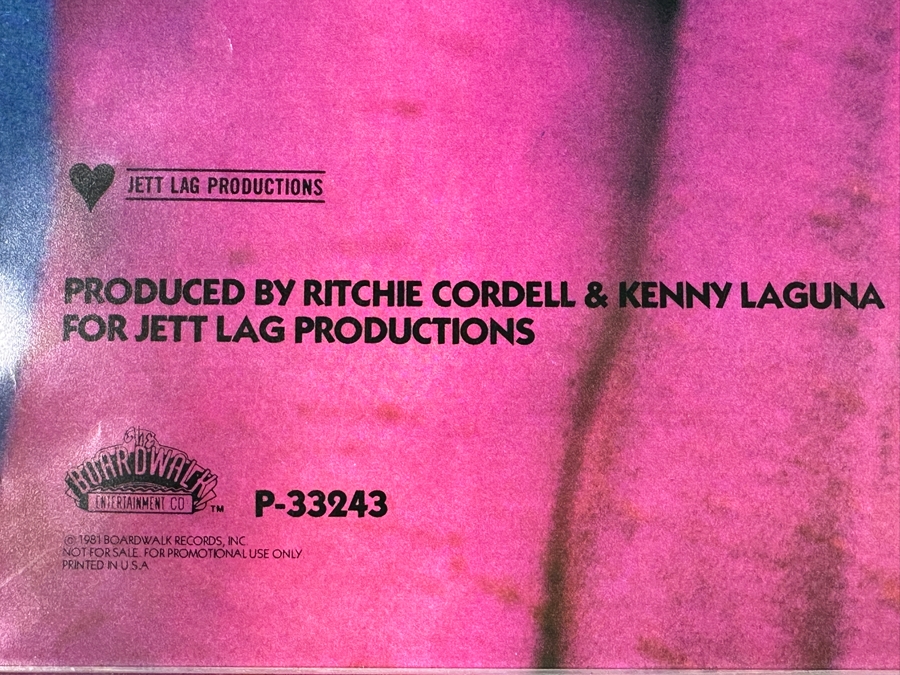 Vintage 1981 Joan Jett & The Blackhearts Record Store Promotional Rock Poster 23 X 35 [Photo 3]