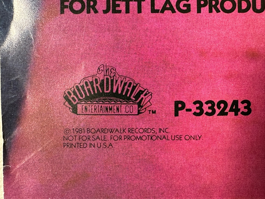 Vintage 1981 Joan Jett & The Blackhearts Record Store Promotional Rock Poster 23 X 35 [Photo 4]