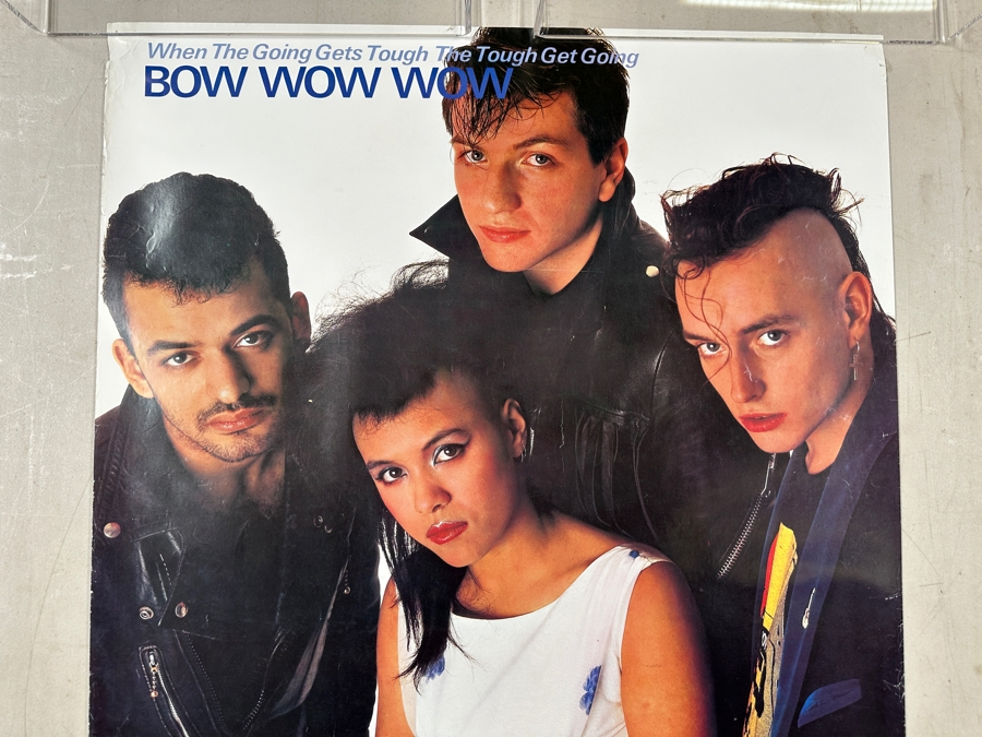 Vintage 1983 Bow Wow Wow - When The Going Gets Tough The Tough Get Going RCA Records Record Store Promotional Rock Poster [Photo 2]