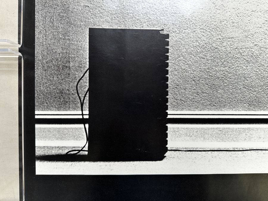 Vintage Original 'Blown Away' Steve Steigman Maxell Cassette Tapes Promotional Poster Featuring A Man Seated On A Le Corbusier Armchair 43.5 X 22 [Photo 6]