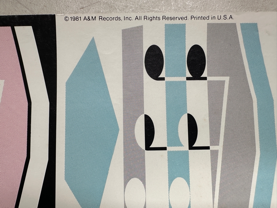 Vintage 1981 Split Enz - Waiata A&M Records Record Store Promotional Poster 24 X 36 [Photo 6]