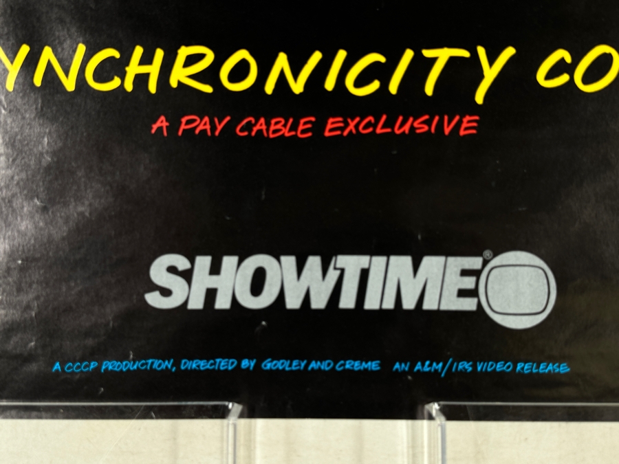 Vintage The Police - The Synchronicity Concert A Pay Cable Exclusive On Showtime Promotional Poster 24 X 36 [Photo 5]