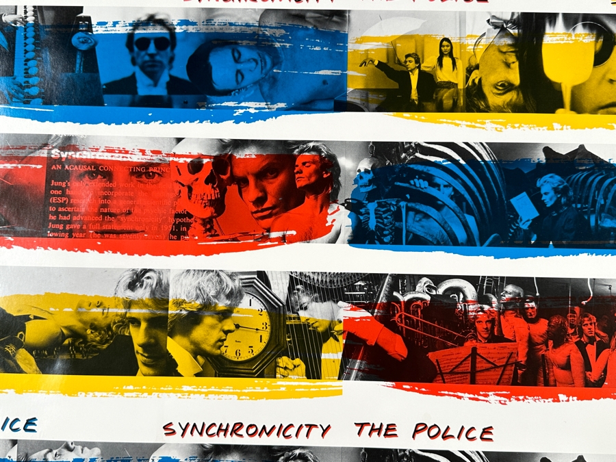 Vintage 1983 The Police - Synchronicity A&M Records Record Store Promotional Rock Poster 24.5 X 37 [Photo 3]