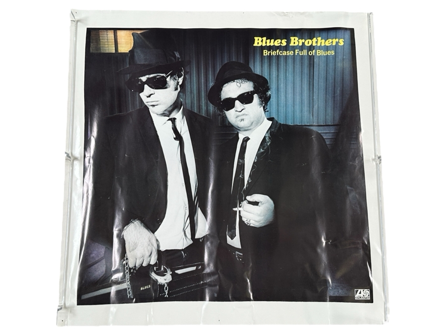Vintage Blues Brothers - Briefcase Full Of Blues Atlantic Records Record Store Promotional Rock/Blues Poster 24 X 24 [Photo 1]