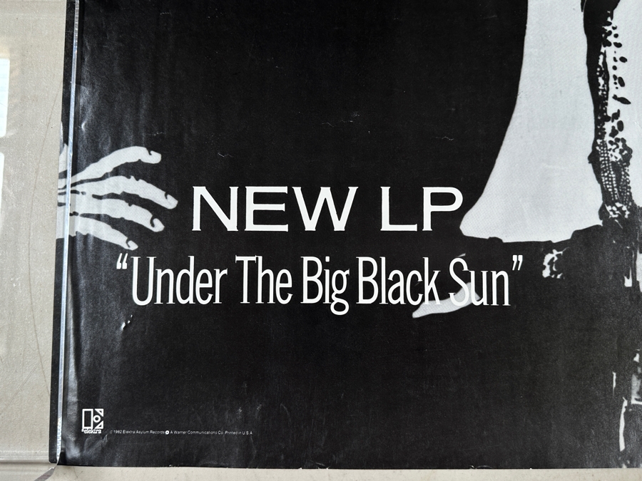 Vintage 1982 X Is In Town Elektra Records Record Store Promotional Rock Poster 24 X 24 [Photo 4]