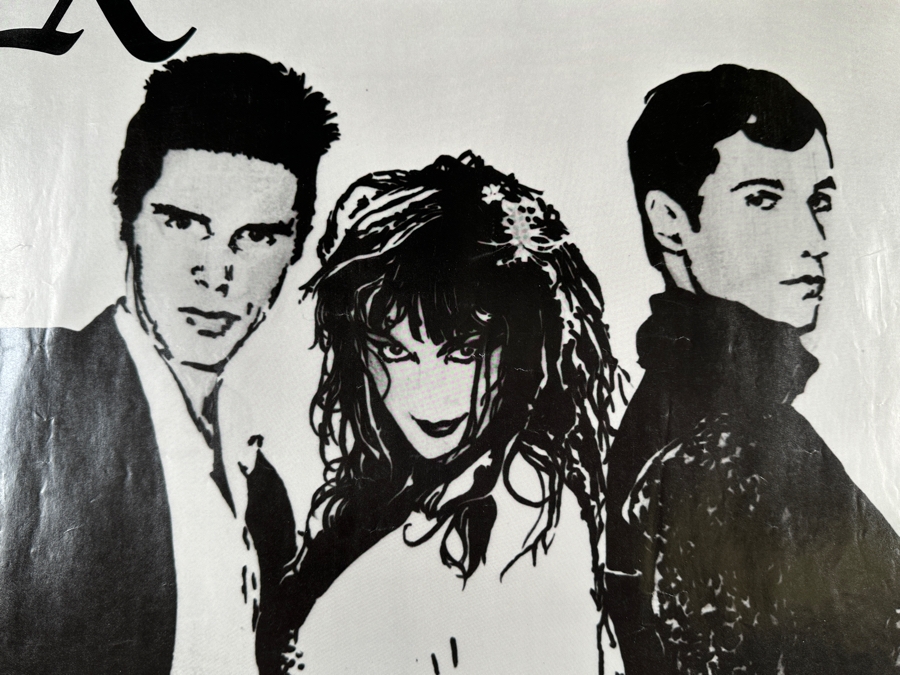 Vintage 1982 X Is In Town Elektra Records Record Store Promotional Rock Poster 24 X 24 [Photo 3]