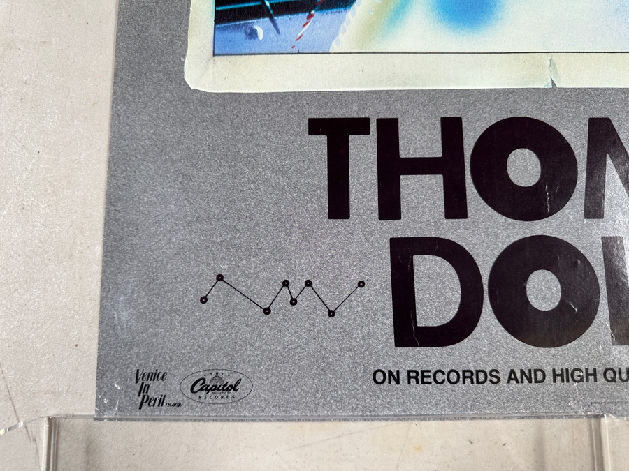 Vintage 1983 Thomas Dolby - The Golden Age Of Wireless Capitol Records Record Store Promotional Poster 20 X 30 [Photo 4]