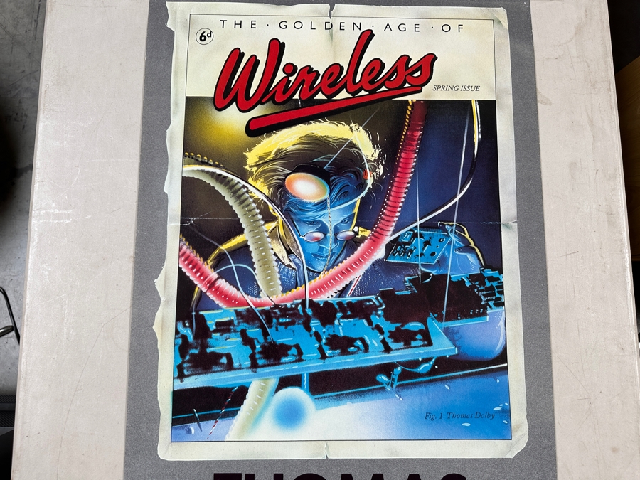 Vintage 1983 Thomas Dolby - The Golden Age Of Wireless Capitol Records Record Store Promotional Poster 20 X 30 [Photo 2]