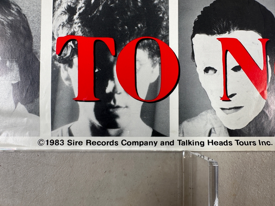 Vintage 1983 Talking Heads - Speaking Tongues Sire Records Record Store Promotional Poster 26.5 X 37 [Photo 8]