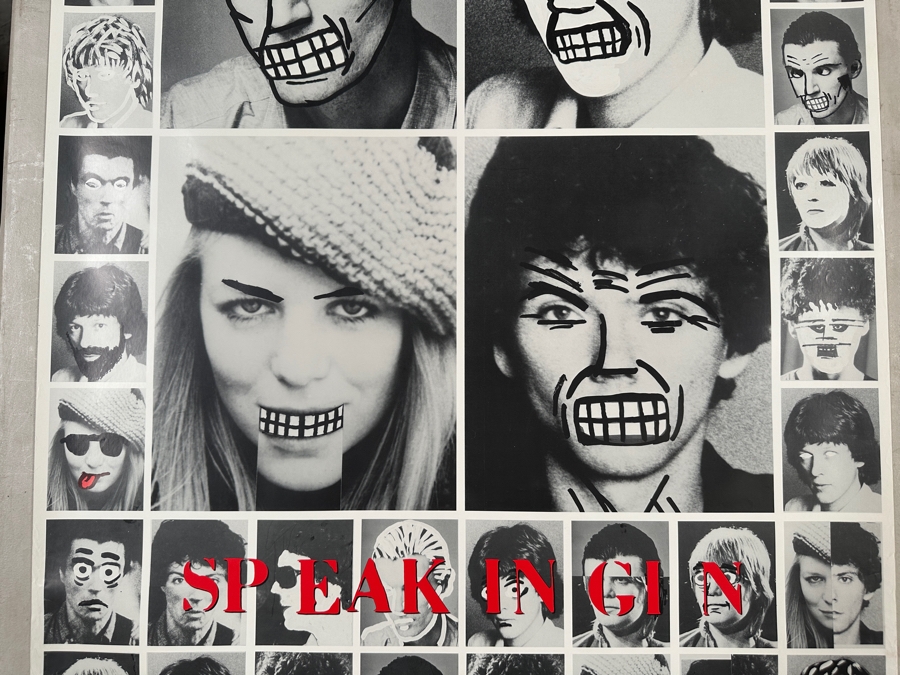 Vintage 1983 Talking Heads - Speaking Tongues Sire Records Record Store Promotional Poster 26.5 X 37 [Photo 4]