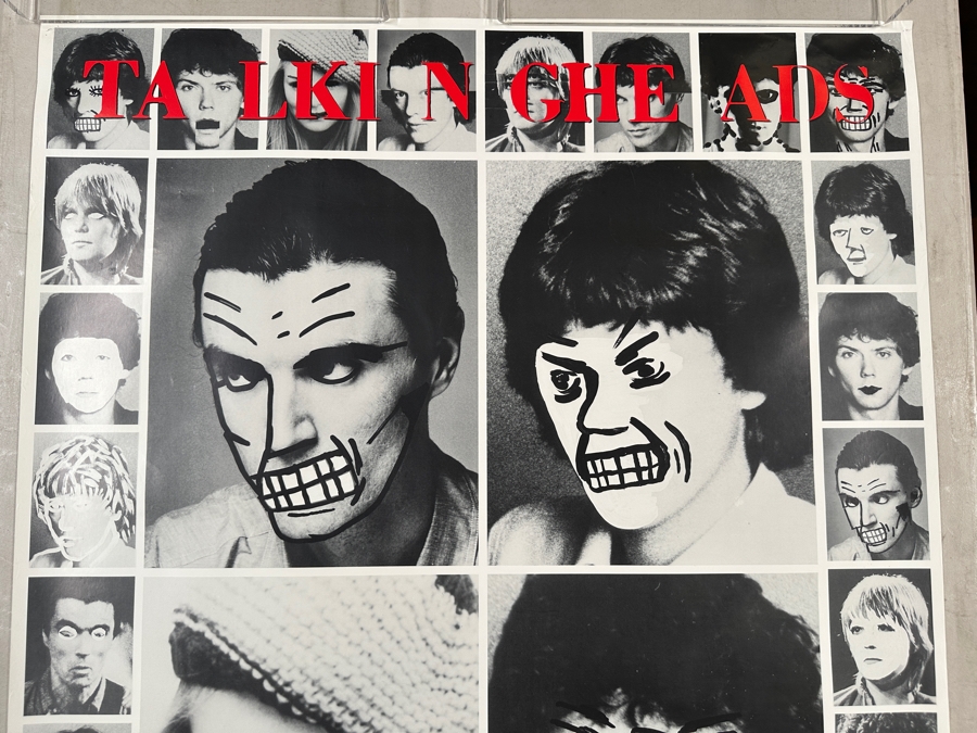 Vintage 1983 Talking Heads - Speaking Tongues Sire Records Record Store Promotional Poster 26.5 X 37 [Photo 2]
