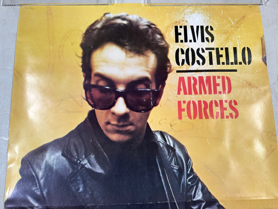Vintage 1979 Elvis Costello - Armed Forces Columbia Records Record Store Promotional Poster 24 X 37 [Photo 2]