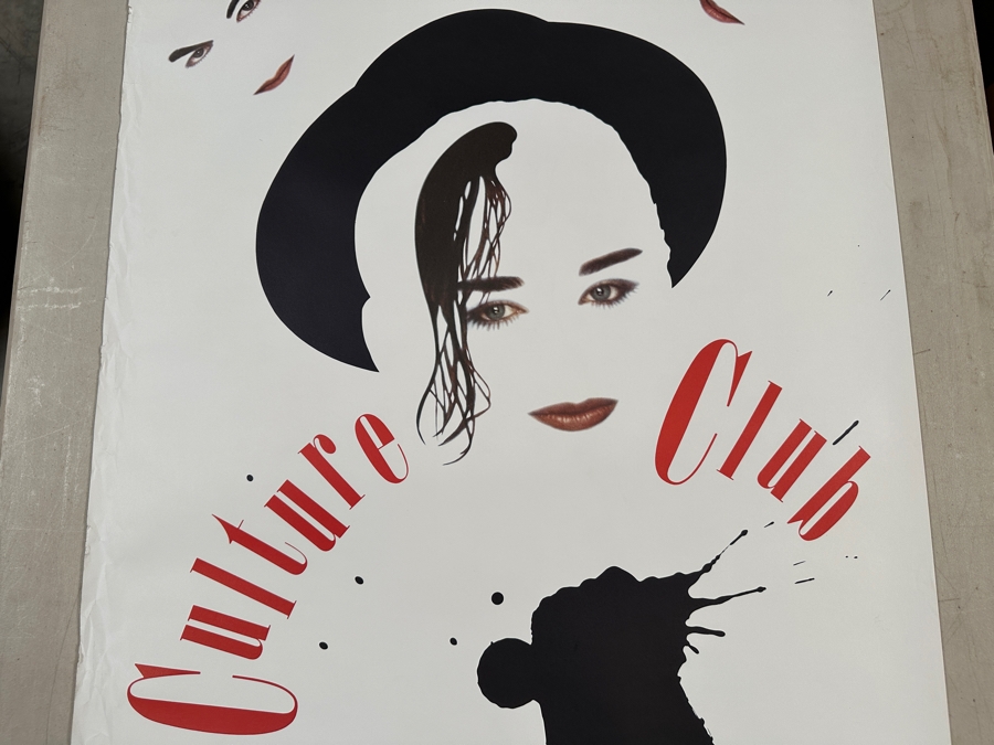 Vintage 1982 Culture Club CBS Records Pop Rock Poster 23 X 36 [Photo 4]