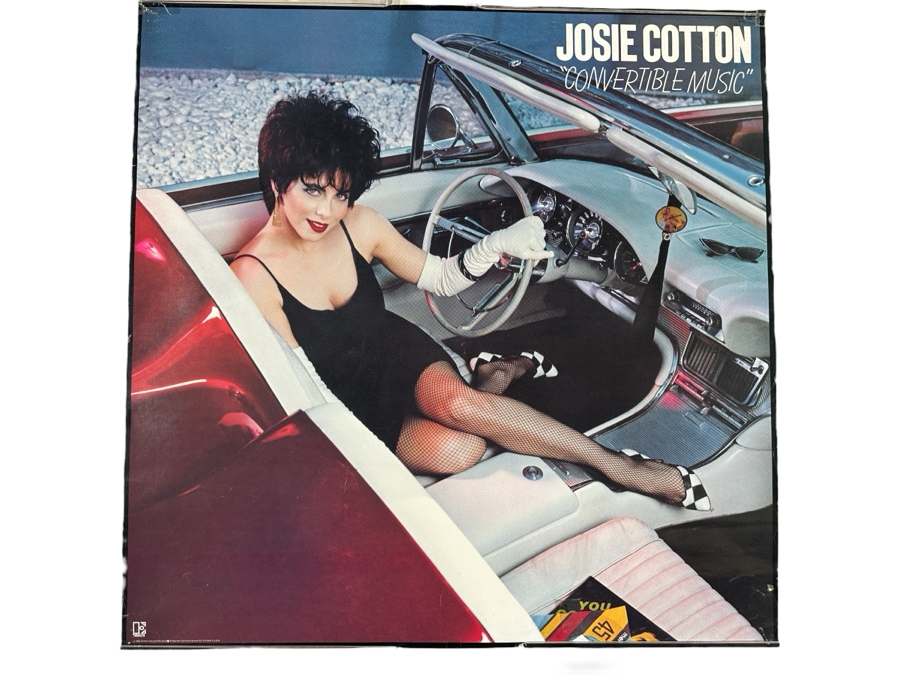 Vintage 1982 Josie Cotton - Convertible Music Elektra Records Pop Rock Poster 24 X 24 [Photo 1]