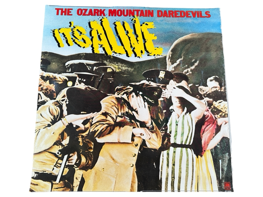 Vintage 1978 The Ozark Mountain Daredevils - It's Alive A&M Records Record Store Promotional Poster 30 X 30 [Photo 1]