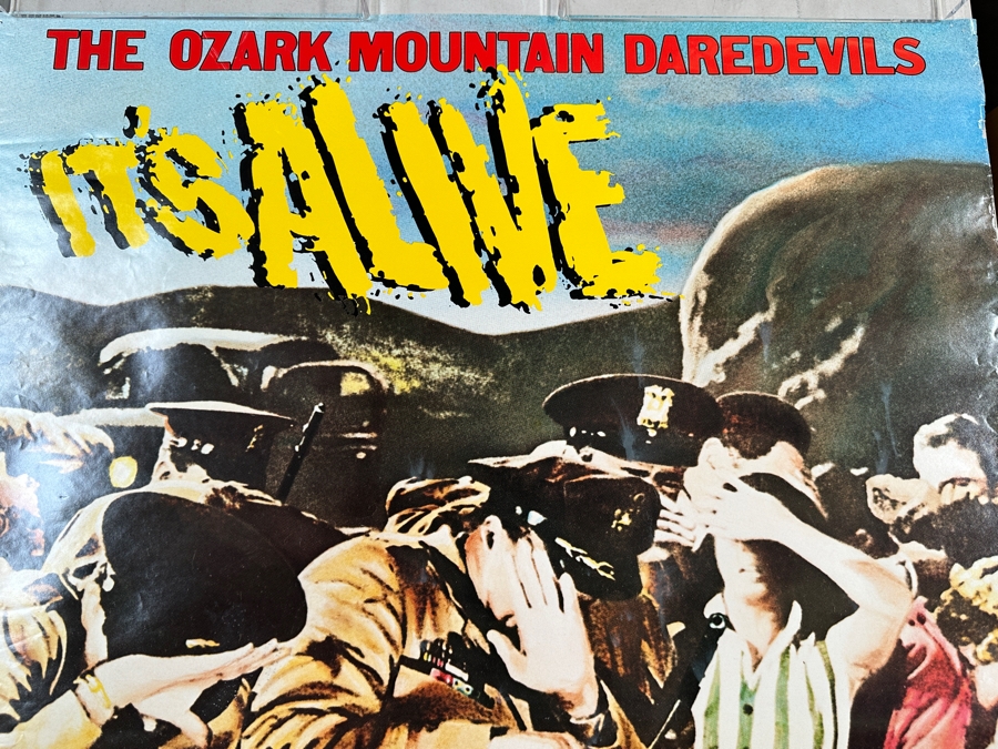 Vintage 1978 The Ozark Mountain Daredevils - It's Alive A&M Records Record Store Promotional Poster 30 X 30 [Photo 2]