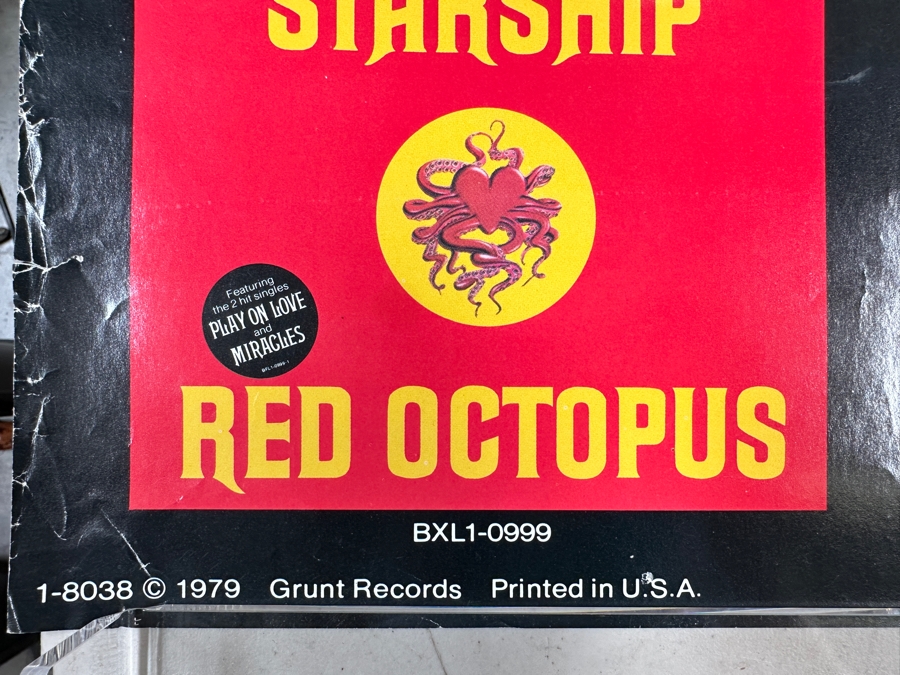 Vintage 1979 Jefferson Starship Grunt Records Record Store Promotional Rock Poster 30 X 48 [Photo 6]