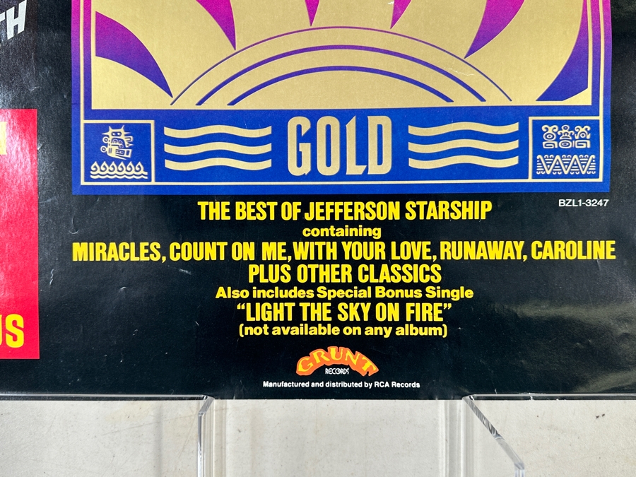 Vintage 1979 Jefferson Starship Grunt Records Record Store Promotional Rock Poster 30 X 48 [Photo 8]