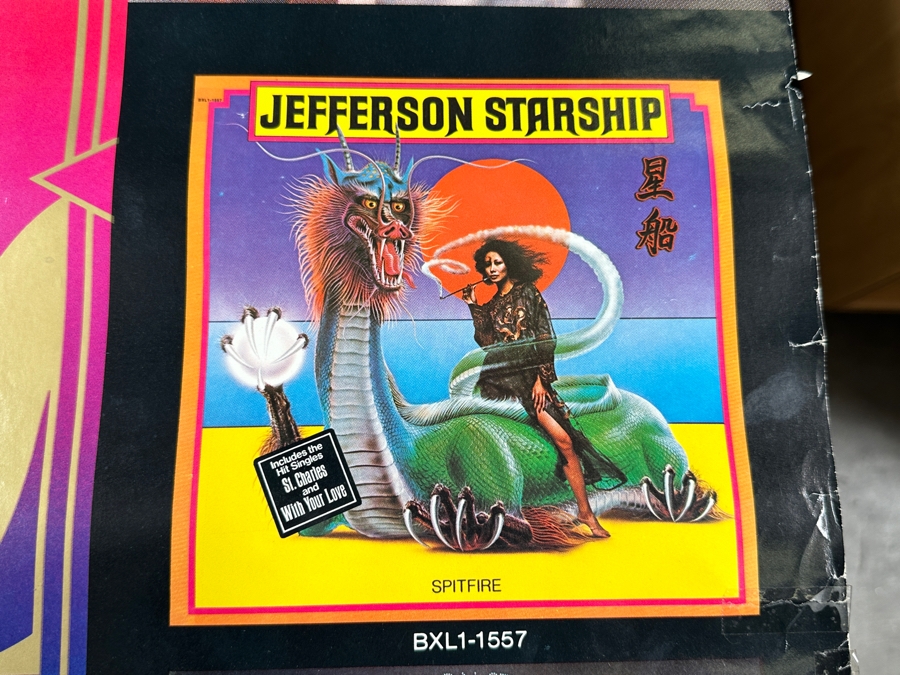 Vintage 1979 Jefferson Starship Grunt Records Record Store Promotional Rock Poster 30 X 48 [Photo 10]