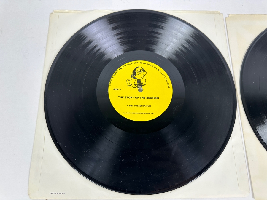 Rare London Wavelength BBC Presentation 'The Story Of The Beatles' 2 X Vinyl Records [Photo 4]