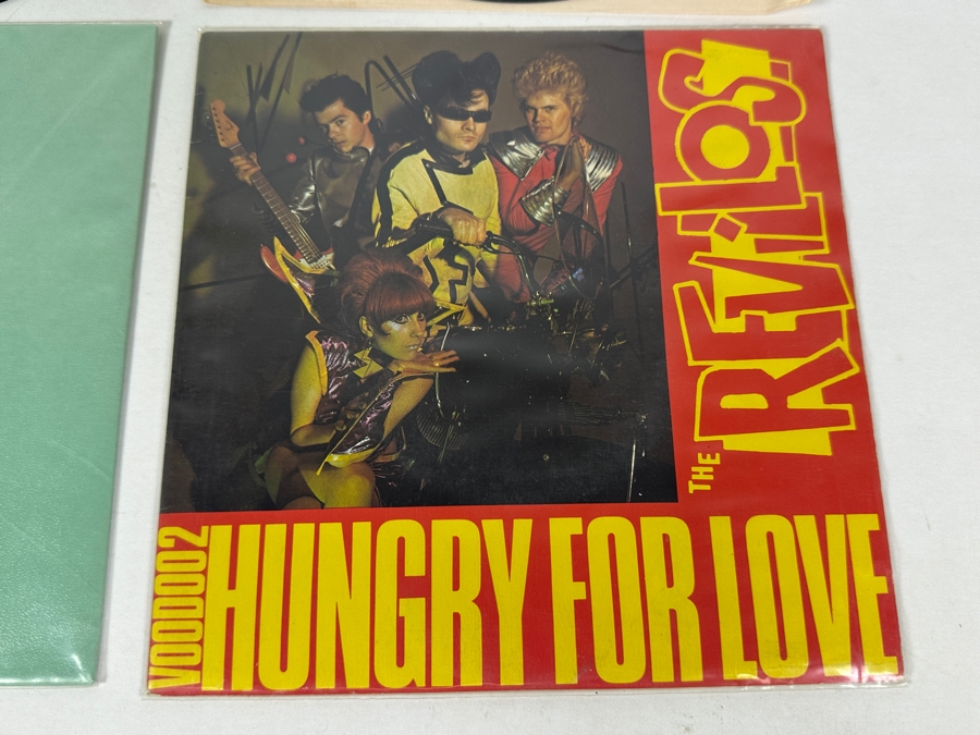 Devo - Working In The Coal Mine 1981, The Vapors - Turning Japanese 1980, Watching The Hydroplanes Clear Vinyl & The Revillos - Hungry For Love 45 Rpm Vinyl Records [Photo 13]