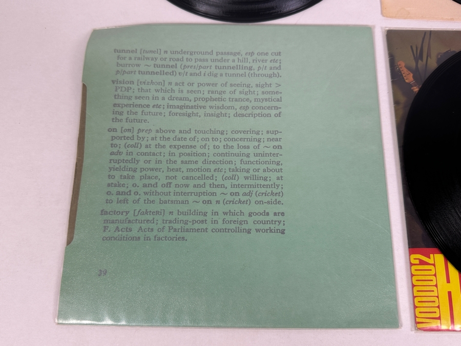 Devo - Working In The Coal Mine 1981, The Vapors - Turning Japanese 1980, Watching The Hydroplanes Clear Vinyl & The Revillos - Hungry For Love 45 Rpm Vinyl Records [Photo 10]