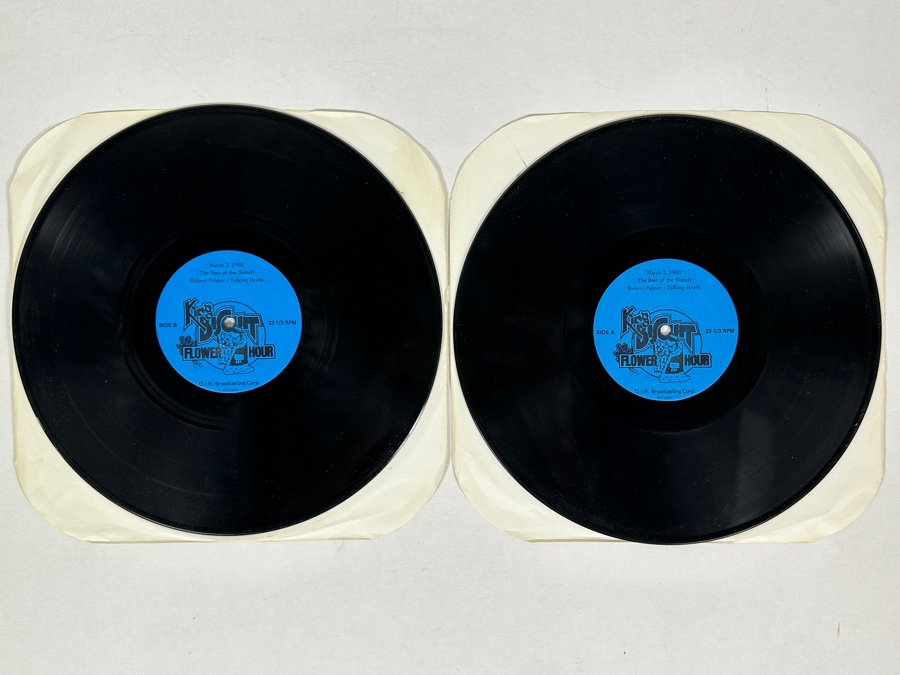 Rare King Biscuit Flower Hour The Best Of The Biscuit March 2, 1980 Robert Palmer / Talking Heads 2 X Vinyl Records [Photo 1]