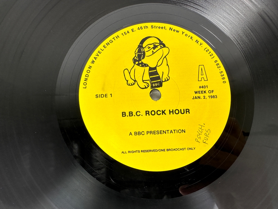 Rare London Wavelength BBC Rock Hour #401 Jan 2, 1983 Psychedelic Furs Vinyl Record [Photo 2]