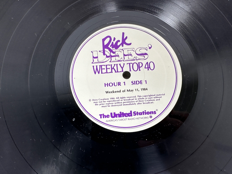 Vintage 1984 May 11 Rick Dees' Weekly Top 40: Culture Club, Talk Talk, Pretenders, Cyndi Lauper, Van Halen, Yes, Madonna & More - 4 X Vinyl Promo Records [Photo 10]