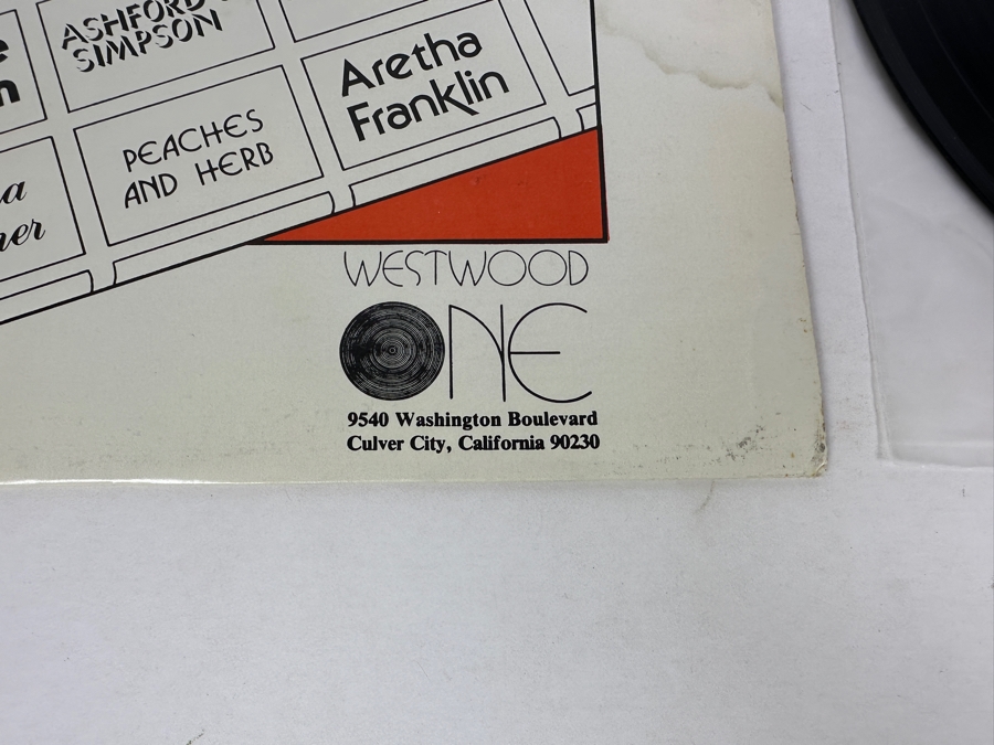 Vintage 1981 Westwood One Special Edition With Sid McCoy Black Radio's Finest Hour: Little Richard, Billy Preston, Ray Charles, The Beatles & More Vinyl Record (Jacket Has Some Water Damage) [Photo 6]